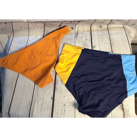 BUNDLE! 4 Different Brands Women's Bikini Bottoms! All SZ L. NWOT. - Picture 2 of 10